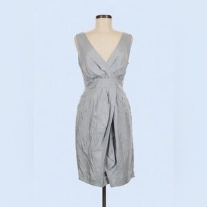 Banana Republic Light Gray Midi Dress
